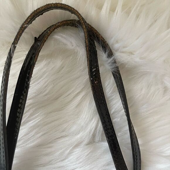 Michael Kors black patent  medium tote with jewels and silver tone studs accents - Picture 14 of 14